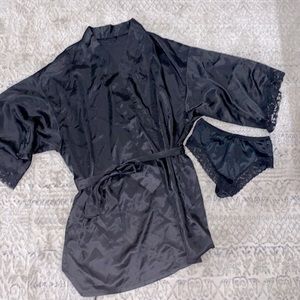 Robe and thong